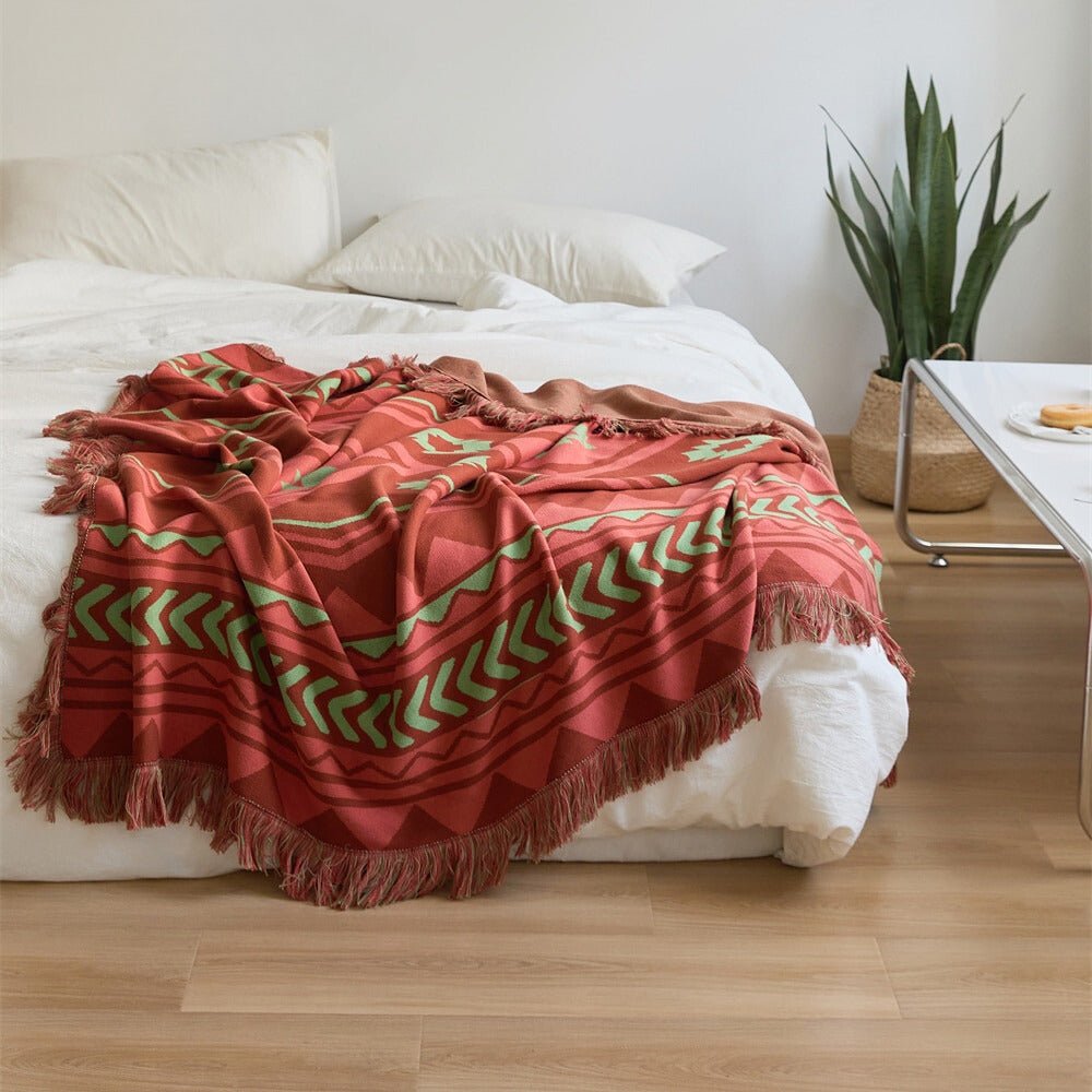 EthnicEmbrace GeoThrow - CozifyDecor