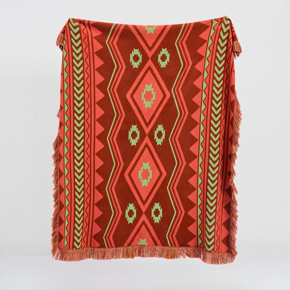 EthnicEmbrace GeoThrow - CozifyDecor