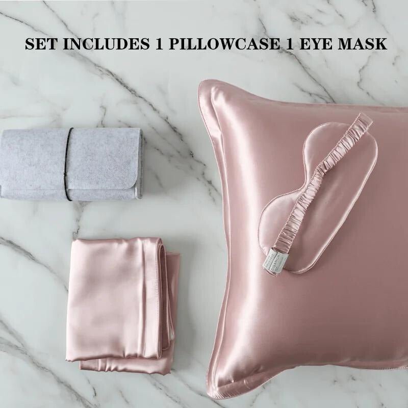 TwoTone PillowCase + UltraSoft Eye Mask - CozifyDecor