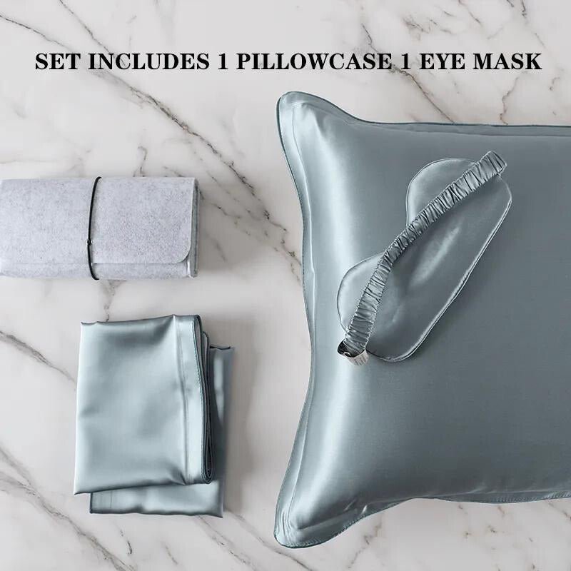 TwoTone PillowCase + UltraSoft Eye Mask - CozifyDecor